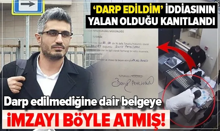 Barış Pehlivan 'darp edilmedim' imzasını böyle attı! İşte Silivri Cezaevi'nden o görüntüler