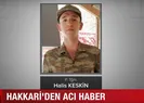 Hakkariden acı haber