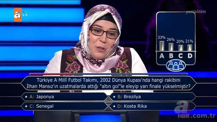 Milyoner'e damga vuran yarışmacı: Bu soruda elenmek marifet ister! ''Onur öğrencisi olarak mezun oldum'' dedi ama...