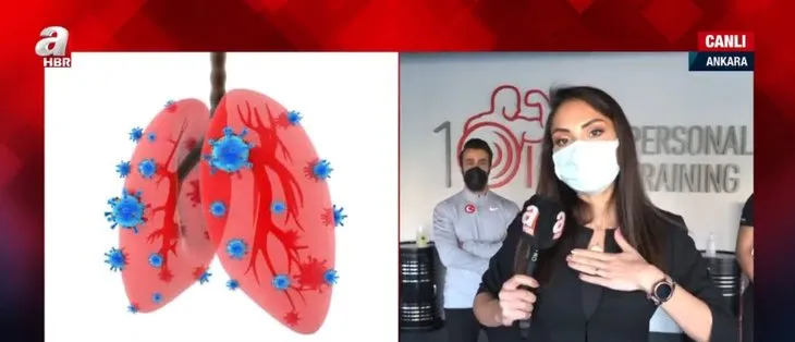 Maske nefes almayı ne kadar kısıtlıyor? Akciğerlerin kapasitesi nasıl artırılır? Doğru nefes nasıl alınır? Egzersizleri canlı yayında gösterdiler