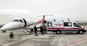 Uçak ambulanslar bebekler için havalandı