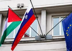 Slovenya'da Filistin bayrağı krizi! Başbakanın kaldırdığı bayrak Cumhurbaşkanlığı Sarayı'nda yükseldi