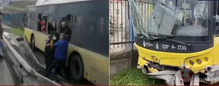 Son dakika: Sefaköy’de İETT otobüsü kaza yaptı: Yaralılar var! Yolcular camlar kırılarak çıkarıldı