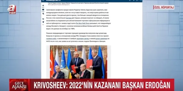 Rus Gazeteci Kirill Krivoşoyev A Haber'de konuştu: 2022'nin kazananı Başkan Erdoğan! Barış anlaşması İstanbul’da imzalanacak - 5