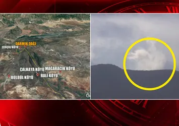 Darmık Dağı'na yoğun bomardıman
