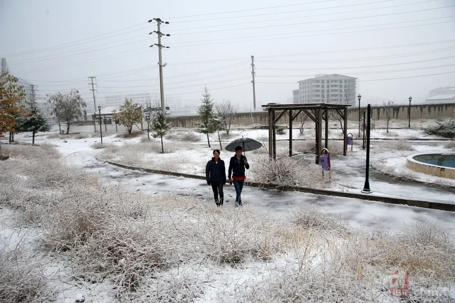 Meteorolojiden SON DAKİKA kar yağışı uyarısı! Hangi illere kar yağdı? İşte Türkiye'den kar manzaraları! 7