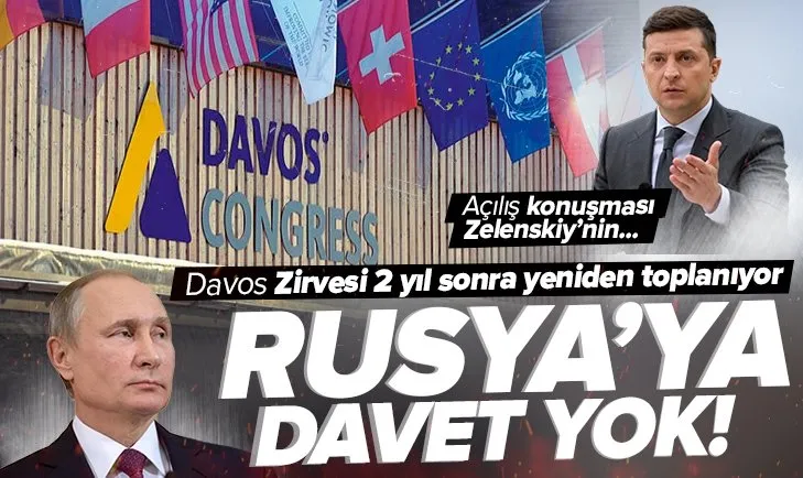 Davos Zirvesi 2 yıl sonra yeniden başlıyor! Rusya’ya davet yok