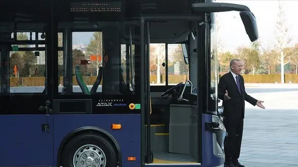 Başkan Erdoğan'ın test ettiği Türkiye'nin elektrikli otobüsü için müjde - 5