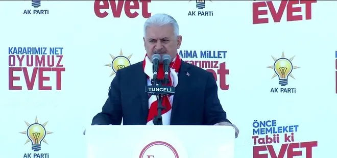Başbakan Yıldırım’dan Kılıçdaroğlu’na ’Dersim’ mesajı