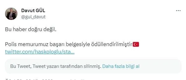 Sözde gazeteci İbrahim Haskoloğlu yeni algı oyunları peşinde! 'Açığa alınan polis' provokasyonunu Vali Gül yalanladı - Resim : 4