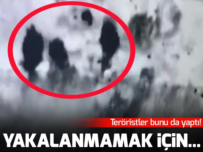 Åemsiyeli teröristler İHAâya böyle yakalandı