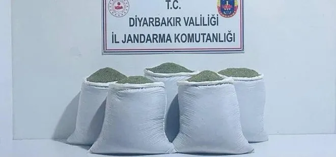 Diyarbakır’da 230 kilogram esrar ele geçirildi