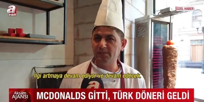 Rusya’da yeni dönem: Mc Donalds yerine Türk döneri | A Haber özel
