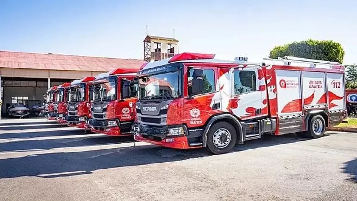 Alanya'da otelde çıkan yangın söndürüldü