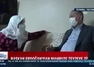 Başkan Recep Tayyip Erdoğandan Mahruze Keleşe sürpriz ziyaret