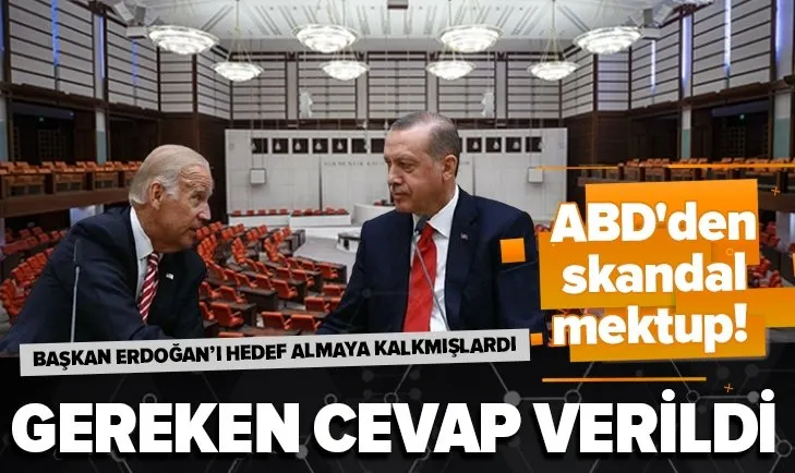 ABD’li senatörlerden skandal mektup! TBMM’den cevap gecikmedi: Karşılıklı saygı önem arz ediyor
