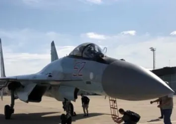 SU-35 savaş jeti İstanbul'da