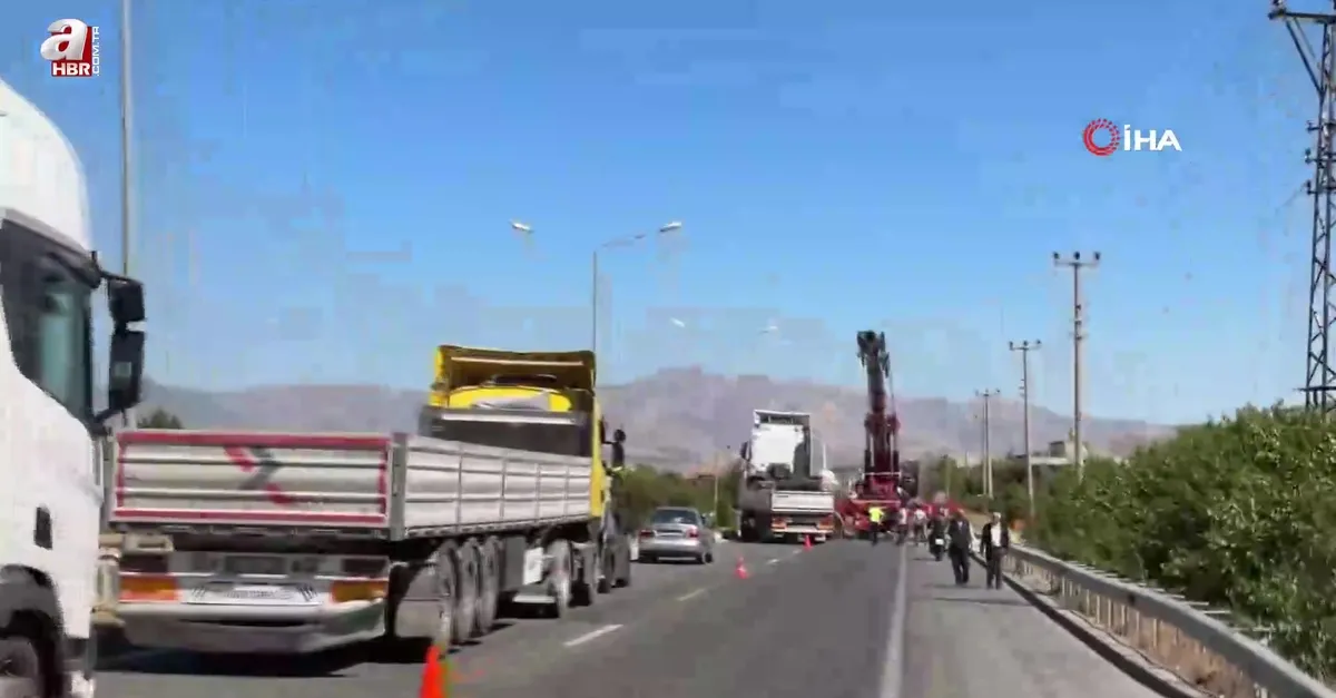 Tır evin bahçesine uçtu: Faciadan dönüldü