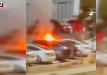 Las Vegas'ta Tesla araçlar molotof kokteyliyle kundaklandı