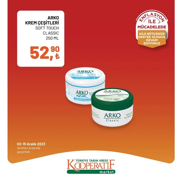 Tarım Kredi Market 11 Aralık indirim kataloğu çıktı! Dev rulo havlu, yumuşatıcı, çay, bütün piliç, tereyağı, tost peyniri, süt, beyaz peynir, pirinç ucuza satışta…