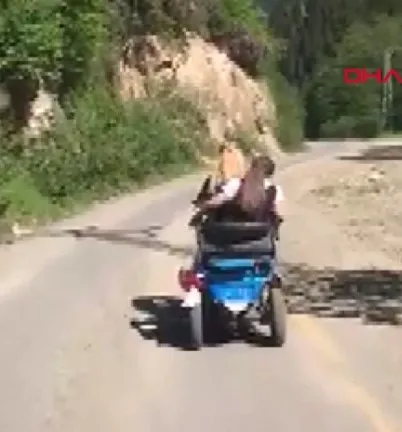 Trabzon’da elektrikli bisiklet kazasında ölen Kübra'nın son görüntüsü ortaya çıktı - 1