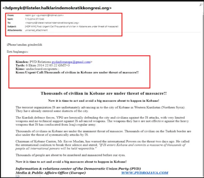 HDP’li Bircan Yorulmaz’ın bilgisayarında çıktı! Kobani olaylarının talimatı PYD vermiş