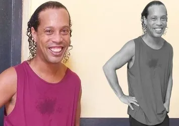 İşte Ronaldinho'nun hapishanedeki ilk görüntüsü