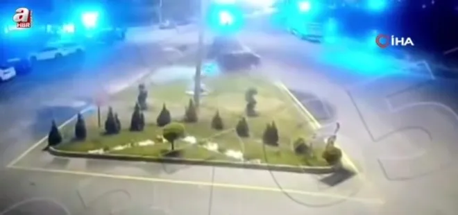 Nevşehir'de kontrolü kaybetti refüje girdi