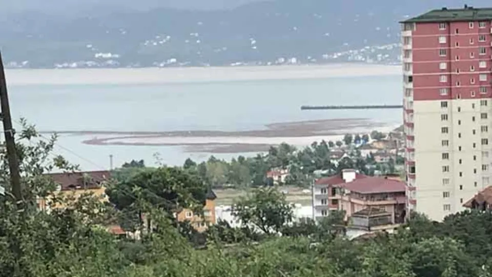 Ordu'da selden sonra oluştu!