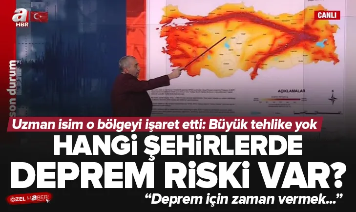 Hangi şehirlerde deprem riski var?