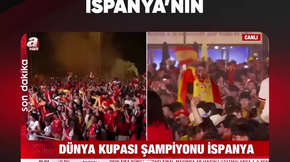 DÜNYA KUPASI İSPANYA'NIN