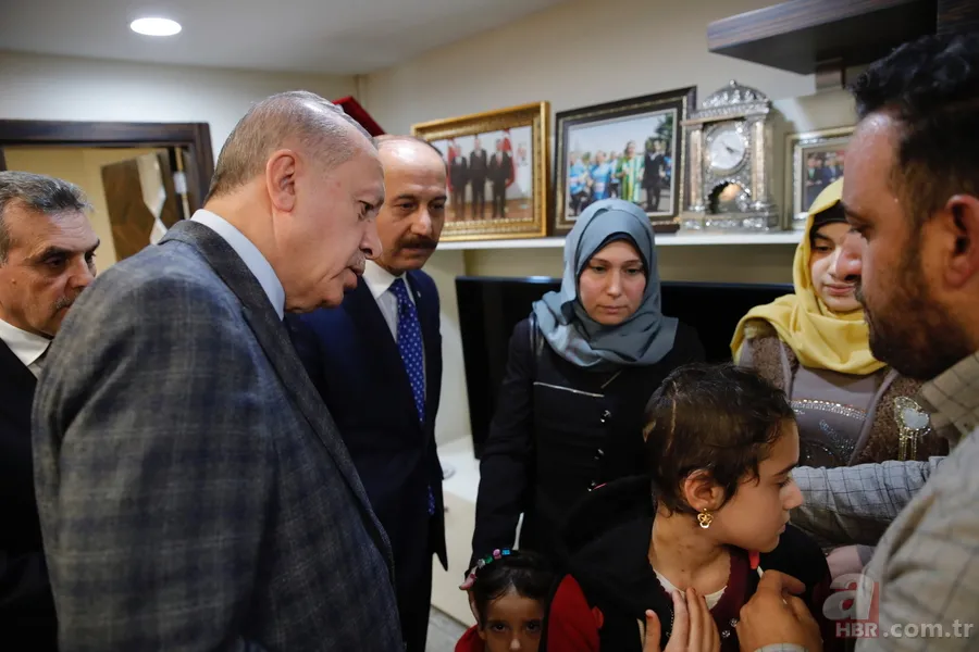 Cumhurbaşkanı Erdoğan'a Şanlıurfa'da sevgi seli! Şehit Muhammed bebeğin ailesiyle görüştü 5
