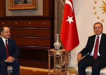 Cumhurbaşkanı Erdoğan ve Barzani terörle mücadeleyi görüştü