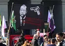 İsviçrede skandal gösteri! Erdoğanı hedef gösterdiler