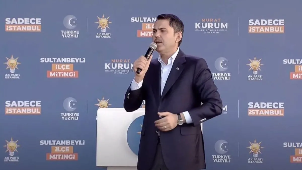 Cumhur İttifakı İstanbul adayı Murat Kurum'dan Sultanbeyli'de önemli açıklamalar
