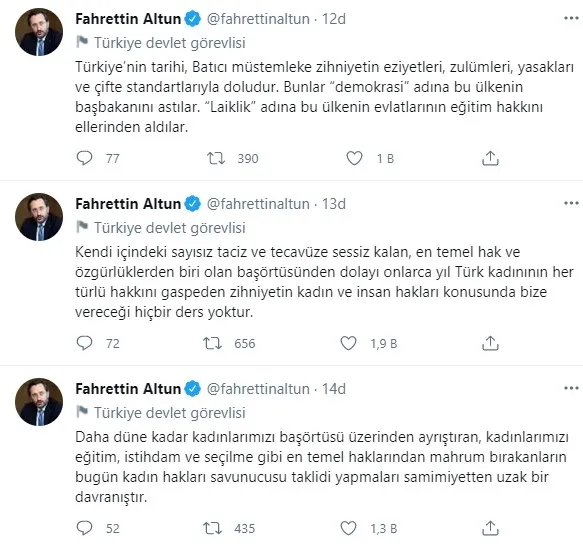 İletişim Başkanı Fahrettin Altun: Kadınlarımızın önündeki tüm engelleri bir bir kaldırdık - 1
