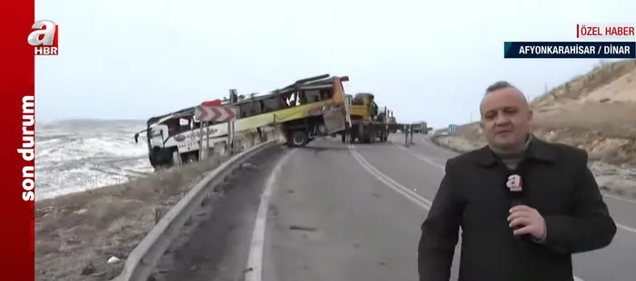 Son dakika: Diyarbakır’dan Bodrum’a giden yolcu otobüsü Afyonkarahisar’da kaza yaptı! Çok sayıda can kaybı ve yaralı var