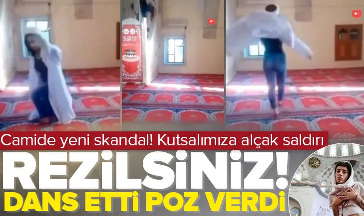 Camide yeni skandal! Dans etti, poz verdi