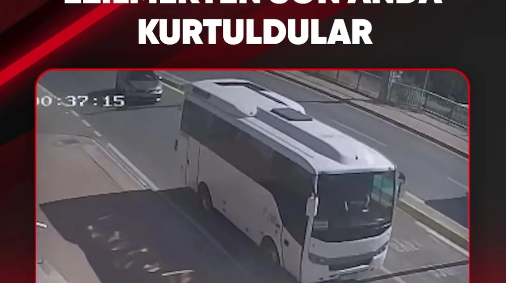 EZİLMEKTEN SON ANDA KURTULDULAR