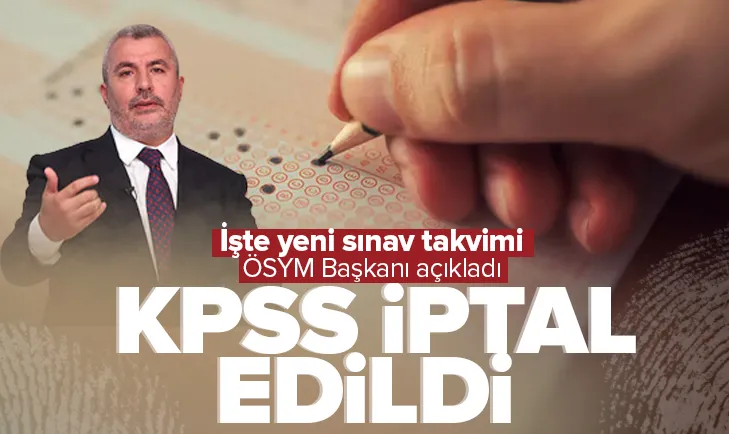 KPSS iptal edildi!