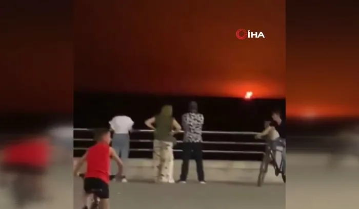 Hazar Denizi’nde büyük patlama! Azerbaycan’dan atom bombası gibi görüldü