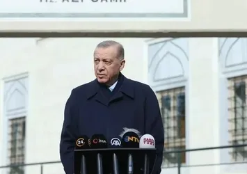 Başkan Erdoğan Cuma namazını Hz. Ali Camii’nde kıldı