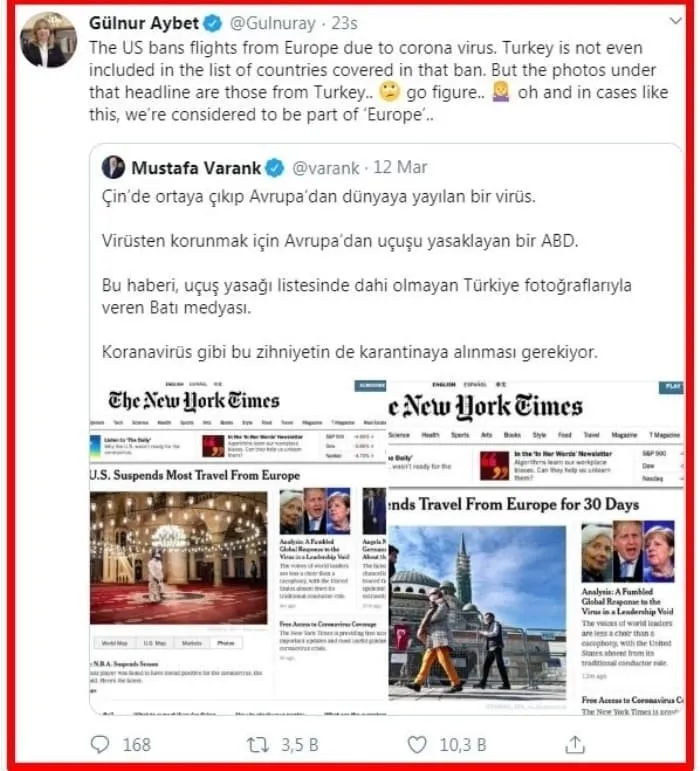 İletişim Başkanı Fahrettin Altun 'Bir daha aynı hatayı yapmayın' diye uyardı, Batı medyası geri adım attı - 7