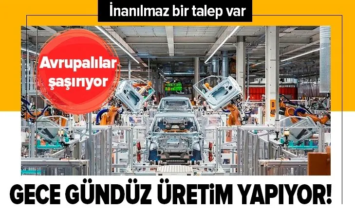 Türkiye otomotiv sanayisi gece gündüz üç vardiya üretime başladı