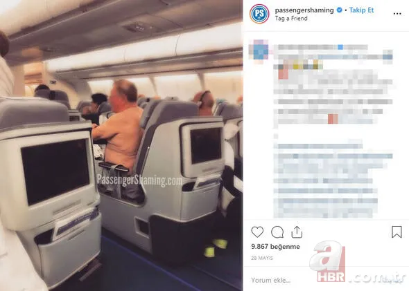 Son dakika: Uçakta akılalmaz olay! Saçından tutup yaka paça attılar 8