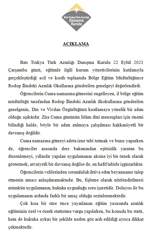 Son dakika: Dışişleri Bakanlığından Yunanistan'a "Cuma namazı" tepkisi: Karardan geri dönün - 2