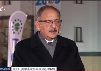 Çevre, Şehircilik ve İklim Değişikliği Bakanı Mehmet Özhaseki A Haber'de açıklamalarda bulundu