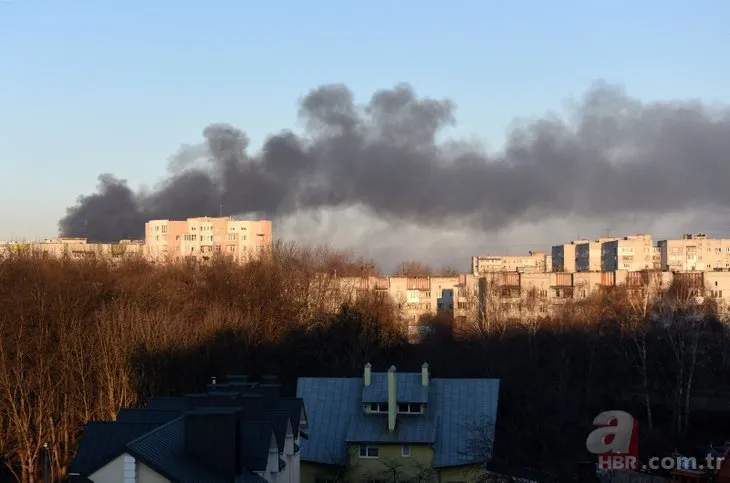 Kiev ve Lviv’e füze yağmuru! Rusya uçak tamir tesisini vurdu