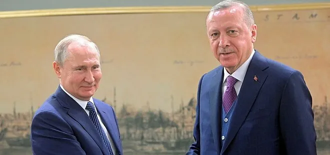 Başkan Erdoğan, Rus lider Putin ile görüştü