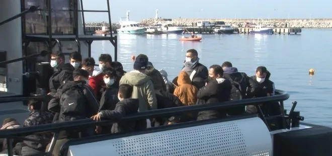 Son dakika: Şile açıklarında teknede 40 kaçak göçmen yakalandı